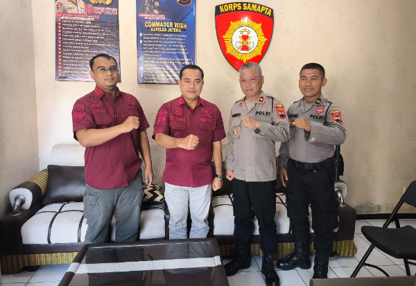 Kepala Lapas Kelas IIB Pati, Suprihadi, saat melaksanakan kunjungan koordinasi ke Polresta Pati, Kamis (5/6/2025).