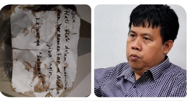 Ilustrasi paket misterius berisi bangkai ayam dan pesan ancaman yang diterima Direktur Eksekutif CBA Uchok Sky Khadafi di kediamannya, Babelan, Kabupaten Bekasi.