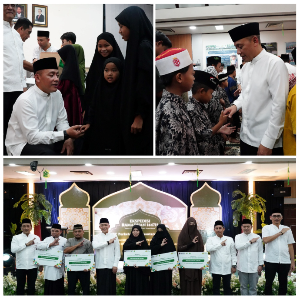 PalmCo Salurkan Santunan Anak Yatim dalam Ekspedisi Ramadan Regional V, Perkuat Nilai Kebersamaan di PTPN Group